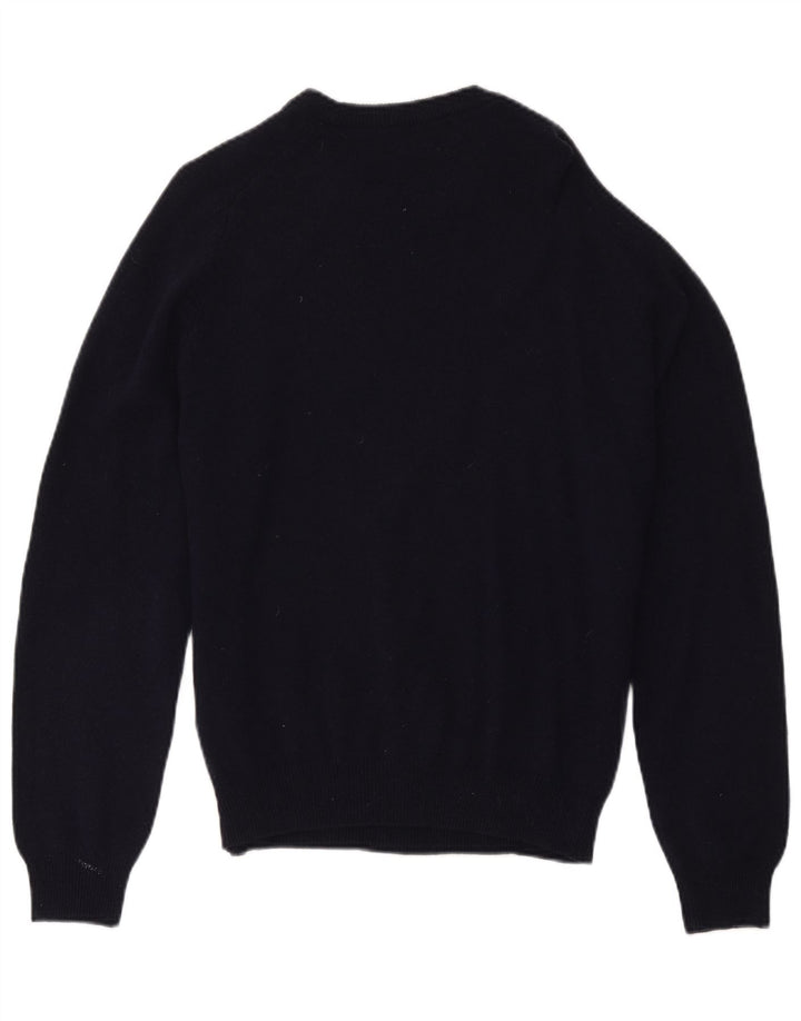 Marks & Spencer Mens Blue Harbour Crew Neck Jumper Sweater Medium Navy Blue