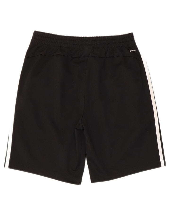 ADIDAS Boys Climalite Sport Shorts 13-14 Years  Black Polyester