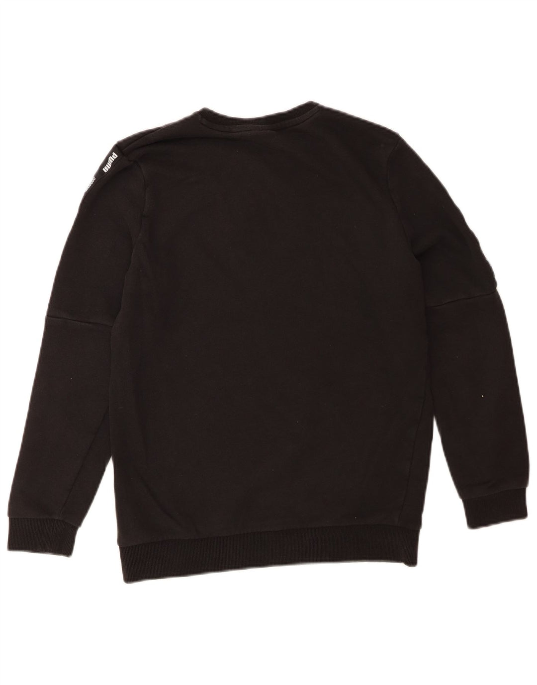 PUMA Mens Graphic Sweatshirt Jumper Small Black Cotton