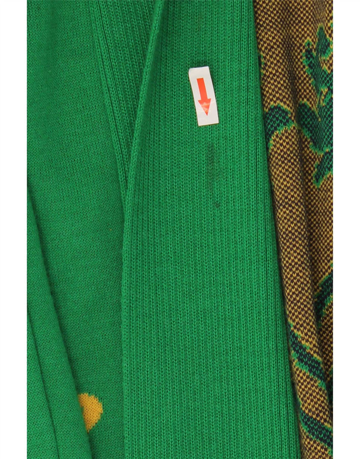 Jacques Vert Womens Longline Oversized Cardigan Sweater UK 2 2XS Green