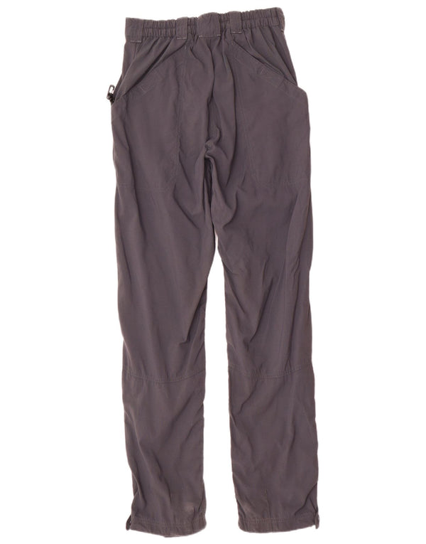 L.L.Bean Womens Straight Chino Trousers US 6 Medium W30 L31 Grey