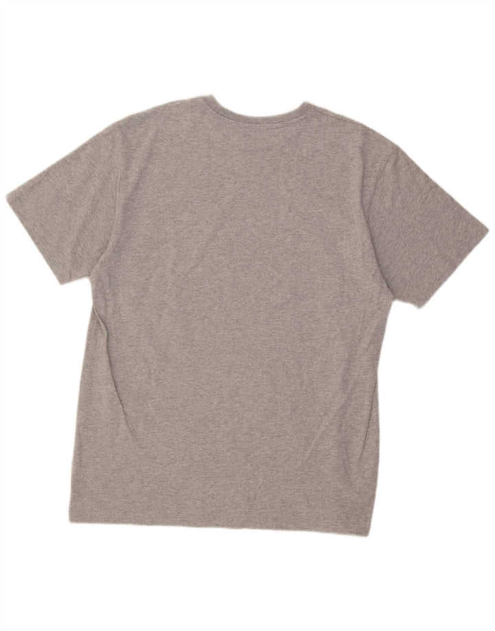 New Balance Mens T-Shirt Top XL Grey Flecked