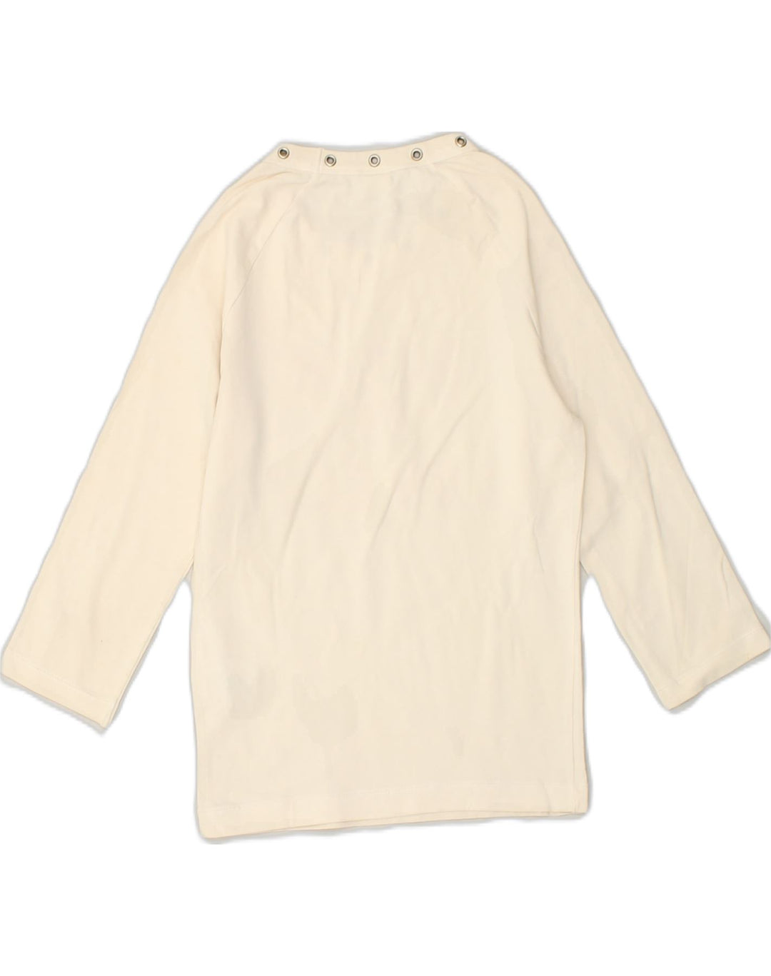 GUESS Girls Graphic Top Long Sleeve 4-5 Years Medium Off White Cotton | Vintage Guess | Thrift | Second-Hand Guess | Used Clothing | Messina Hembry 