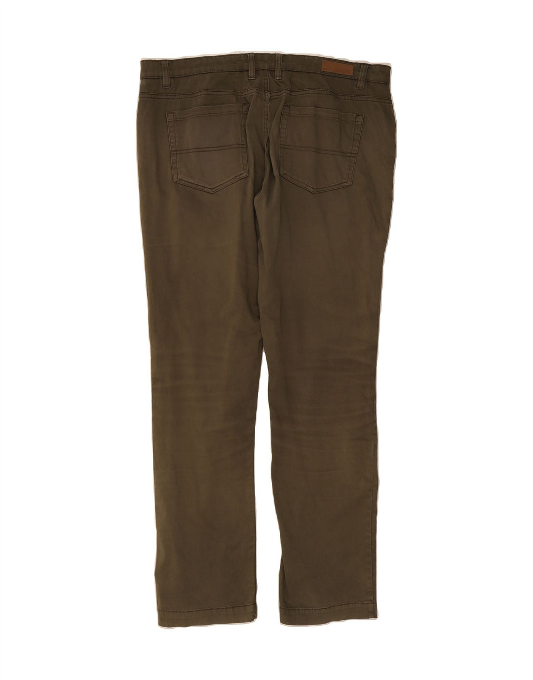 DACK'S Mens Regular Fit Casual Trousers IT 52 XL W40 L31 Brown Cotton Vintage Dack's and Second-Hand Dack's from Messina Hembry 