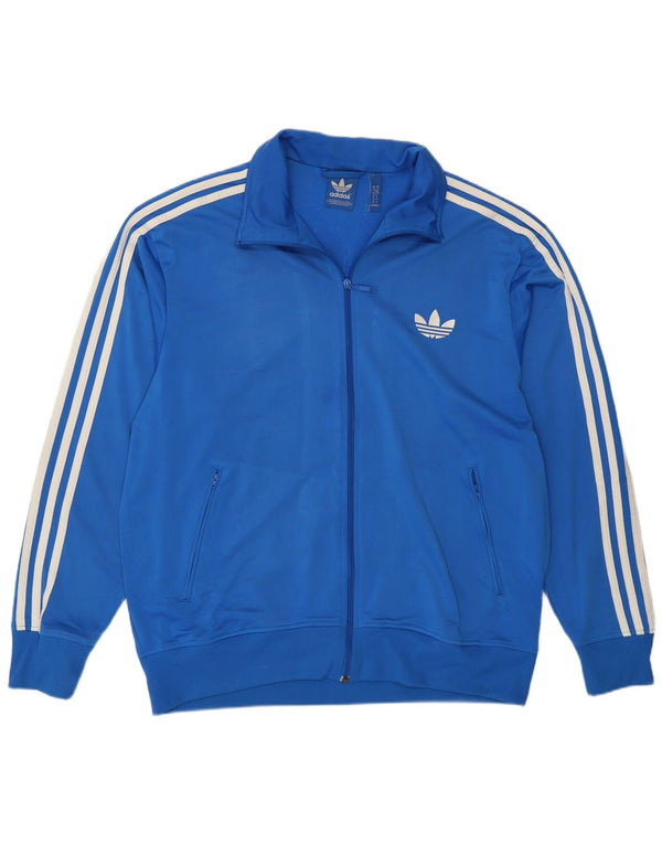 Adidas Veste de survêtement pour homme XL Bleu Polyester