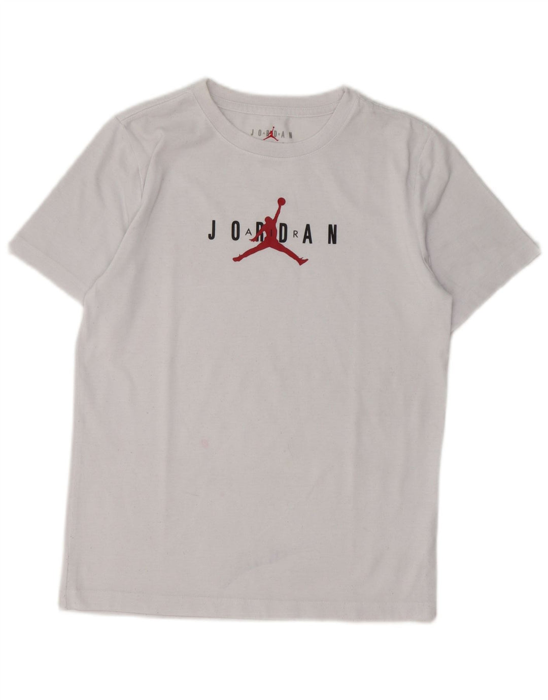 Jordan Boys Graphic T-Shirt Top 12-13 Years Large White Polyester