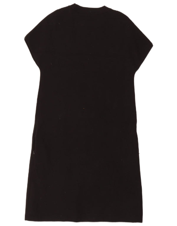 Damska sukienka typu shift Hugo Boss UK 6 XS, czarna bawełna