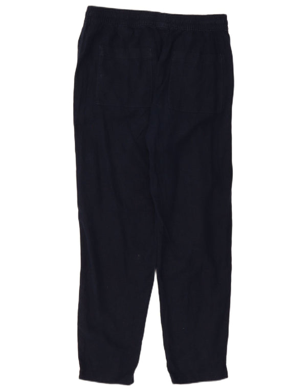 Marks & Spencer Damen Slim Casual Hose UK 12 Medium W32 L27 Marineblau