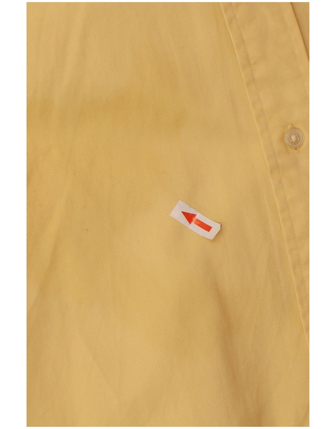 Tommy Hilfiger Mens Shirt Large Yellow Cotton