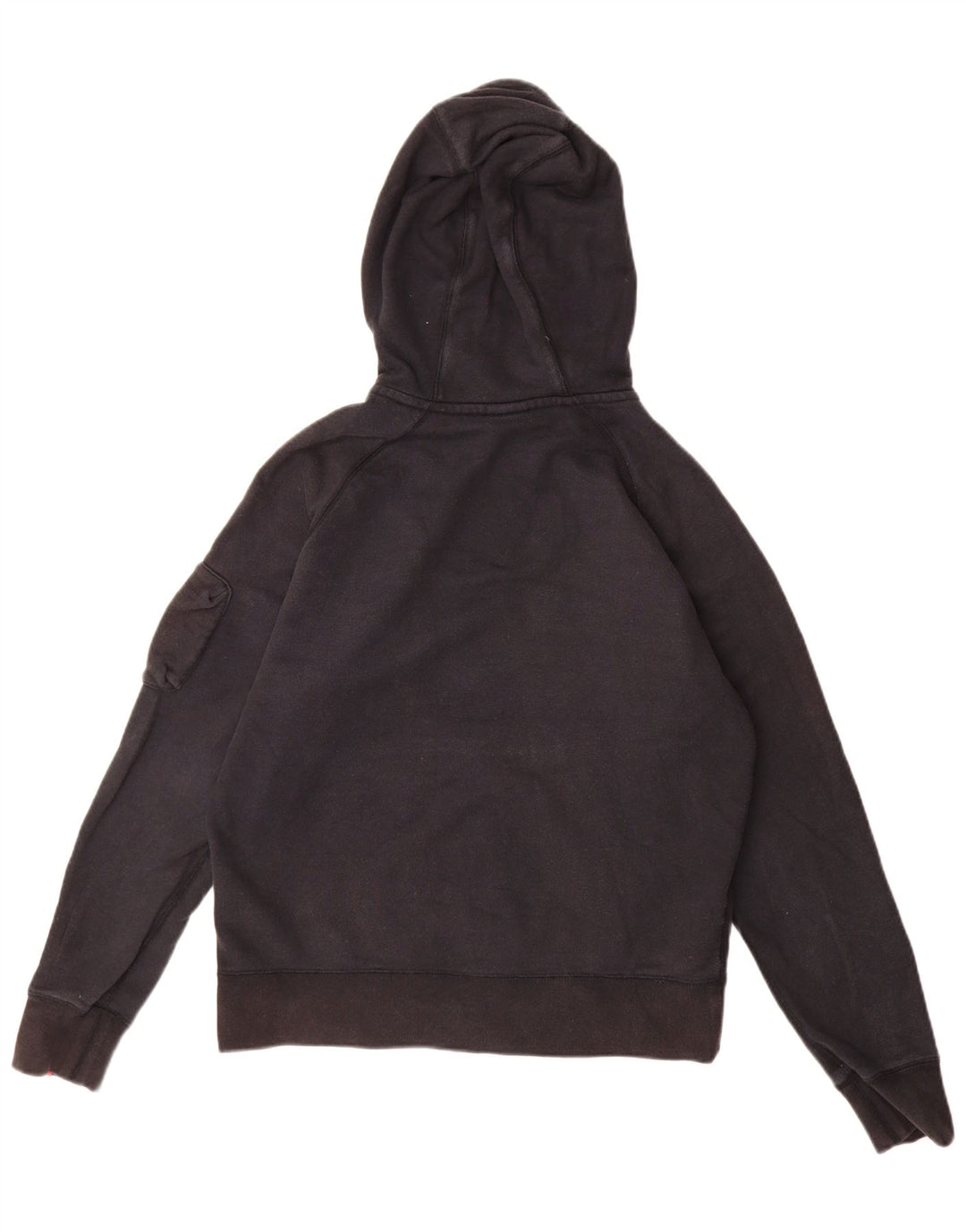 Nike Mens Zip Hoodie Sweater Medium Black Cotton