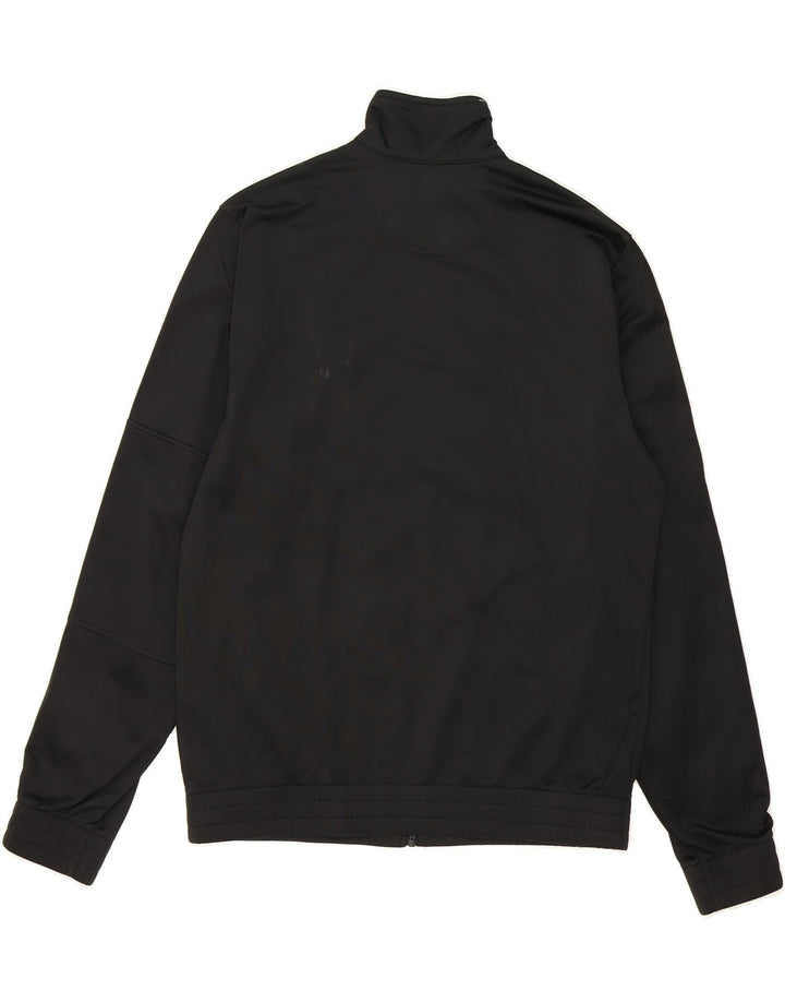 LOTTO Mens Graphic Tracksuit Top Jacket Medium Black Polyester Vintage Lotto and Second-Hand Lotto from Messina Hembry 