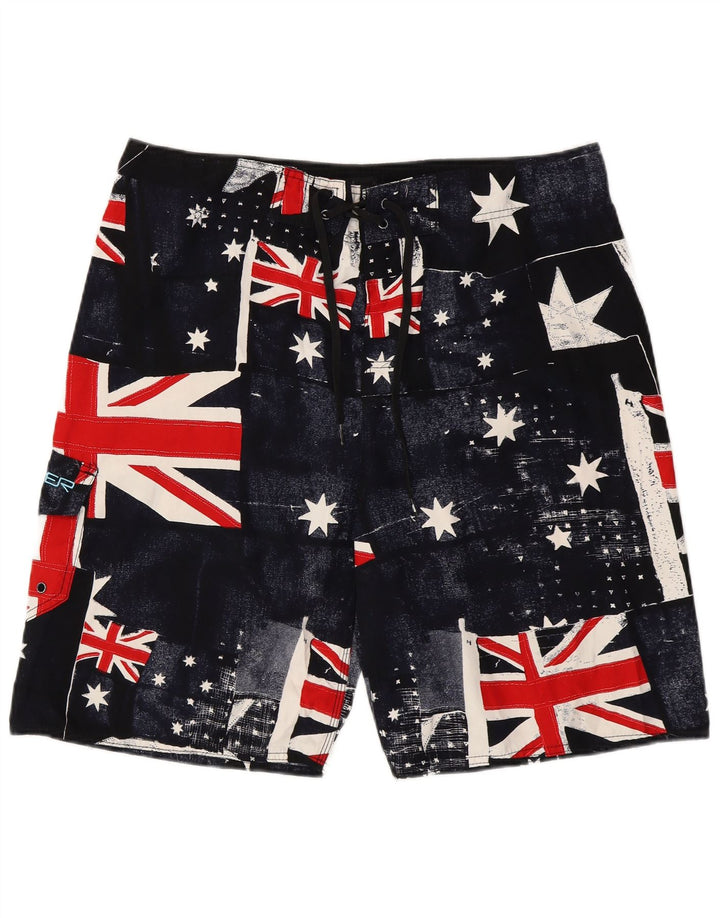 Quiksilver Mens Graphic Swimming Shorts XL Multicoloured Polyester