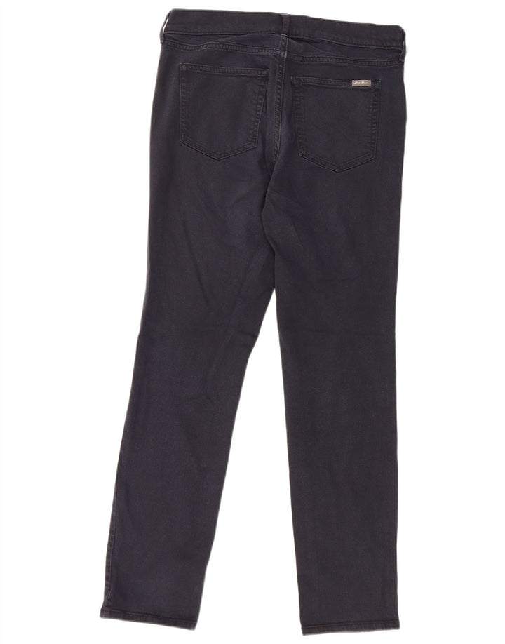 Eddie Bauer Womens Slim Jeans US 6 Medium W30 L29 Navy Blue Cotton