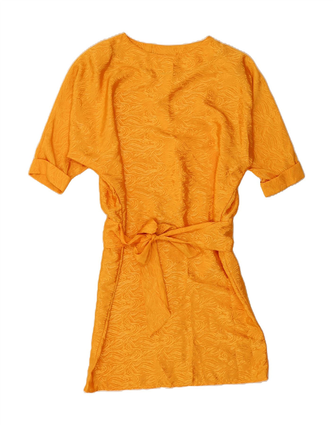 YESSICA Womens Abstract Pattern Shift Dress IT 44 Medium Yellow Polyester Vintage Yessica and Second-Hand Yessica from Messina Hembry 