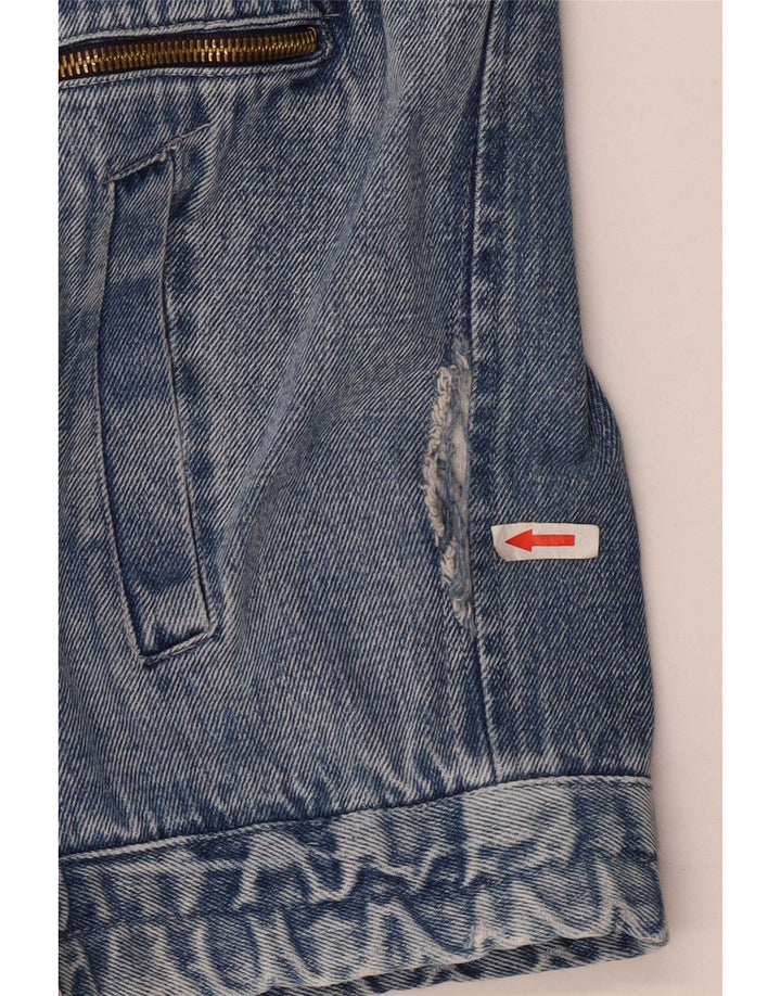 Vintage Mens Denim Jacket IT 48 Medium Blue