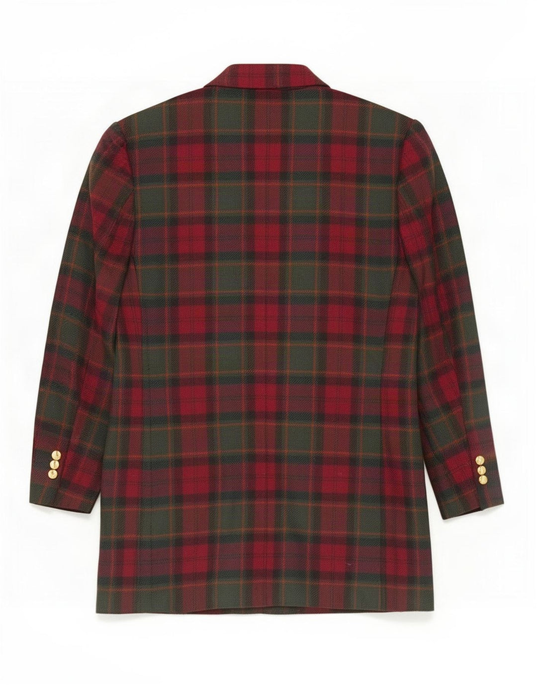 Marks & Spencer Veste St. Michael Blazer pour femme UK 12 Rouge moyen à carreaux