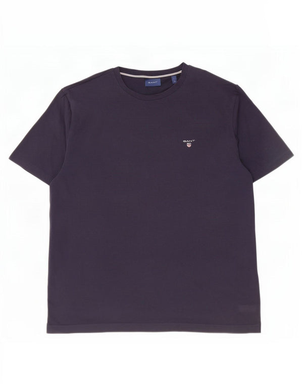 Gant T-Shirt Homme Top Large Bleu Marine Coton
