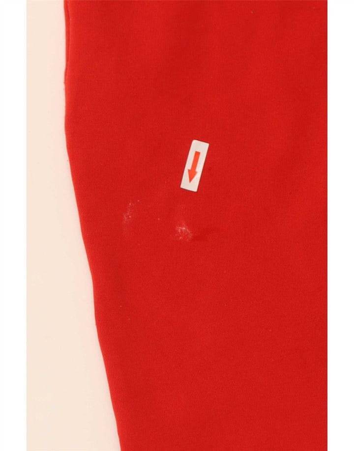 Nike Mens Tracksuit Trousers Joggers Small Red Cotton