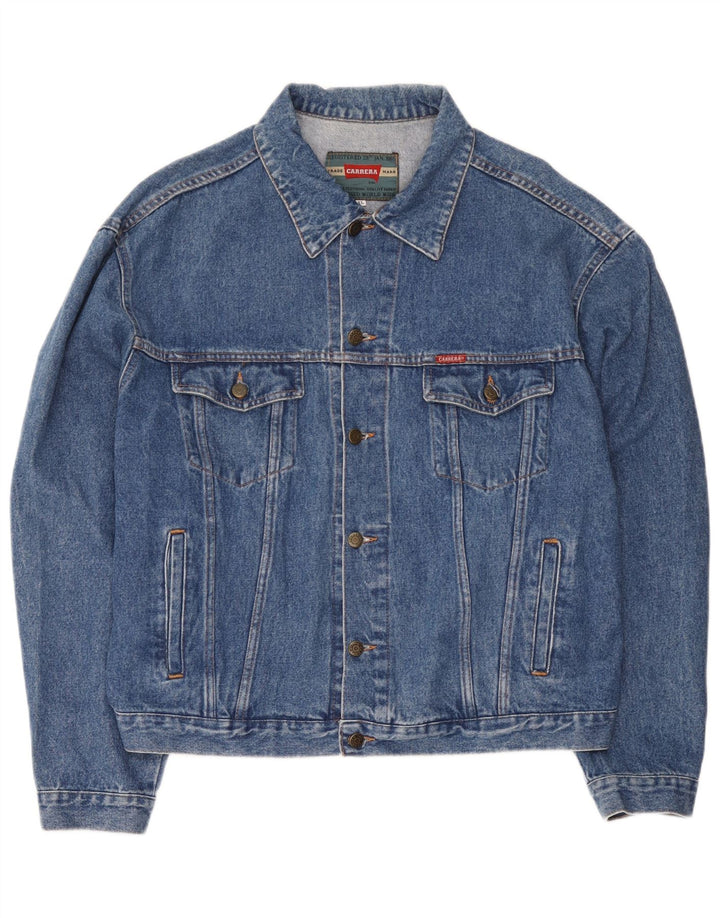 Giacca in denim da uomo Carrera UK 42 XL cotone blu