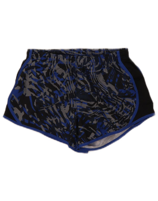 Pantaloncini sportivi Nike per ragazze Dri Fit 10-11 anni medio blu navy mimetico
