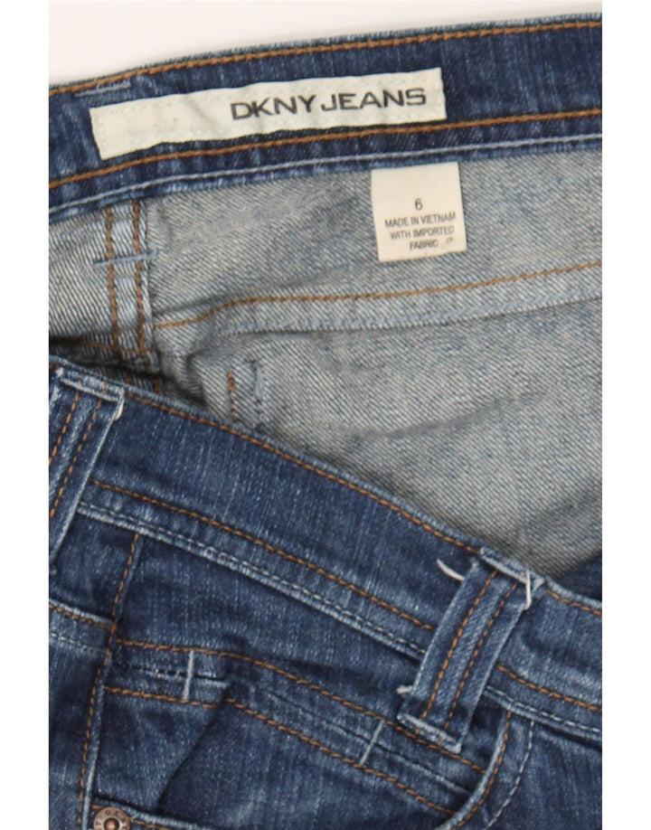 DKNY Womens Bootcut Jeans US 6 Medium W30 L30 Blue Cotton Vintage Dkny and Second-Hand Dkny from Messina Hembry 
