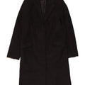 Topshop Abrigo para mujer UK 8 Small Lana negra