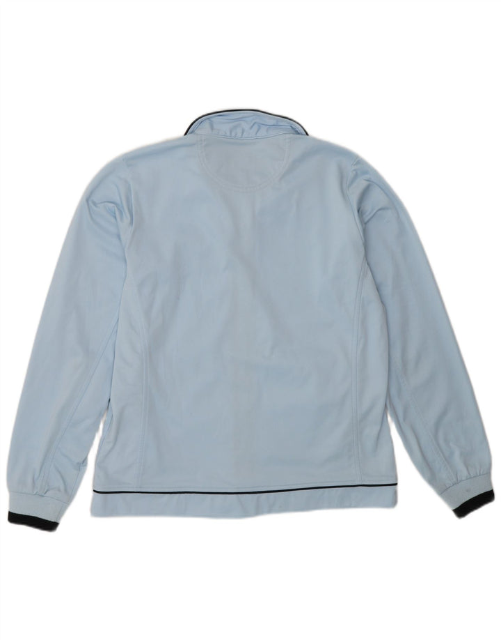 CHAMPION Womens Easy Fit Tracksuit Top Jacket UK 14 Medium Blue Polyester Vintage Champion and Second-Hand Champion from Messina Hembry 