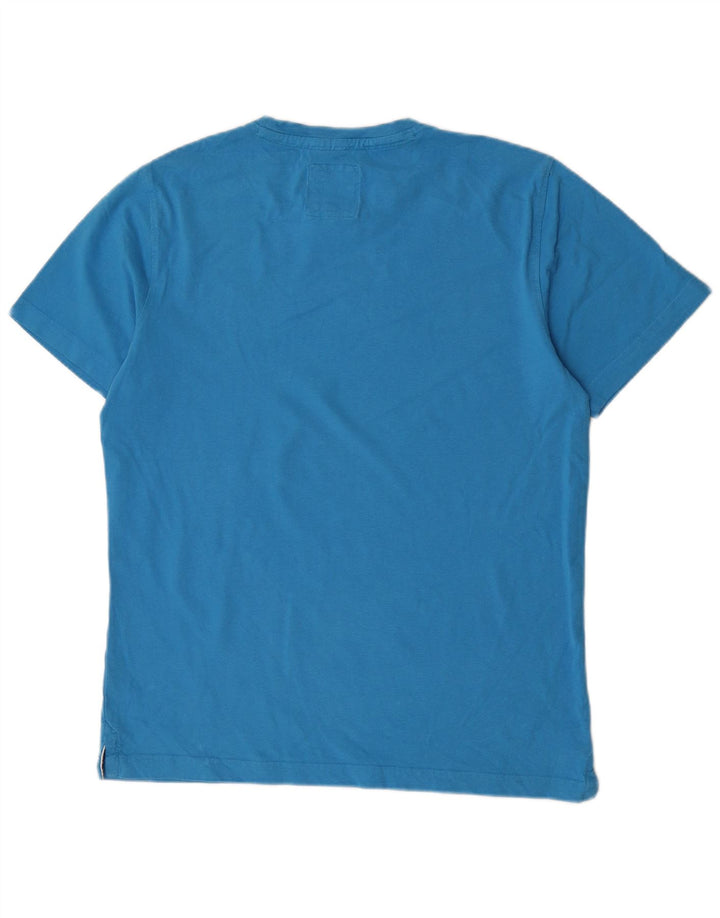 Crew Clothing Mens T-Shirt Top Large Blue Cotton