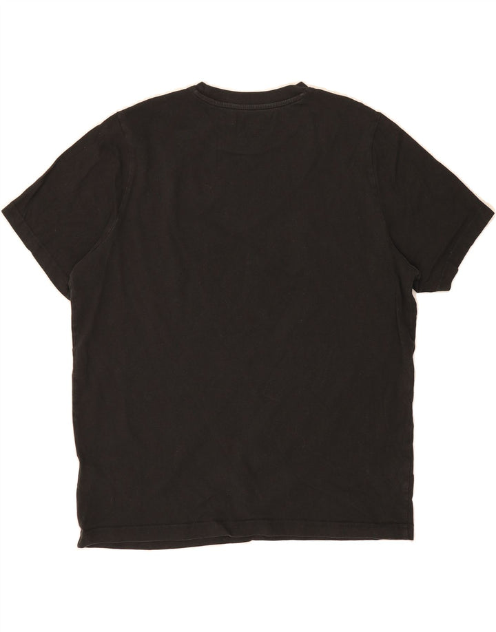 PUMA Mens Graphic T-Shirt Top Large Black Cotton Vintage Puma and Second-Hand Puma from Messina Hembry 