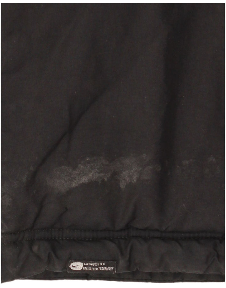 Nike Boys Windbreaker Jacket 13-14 Years XL Black Colourblock Nylon