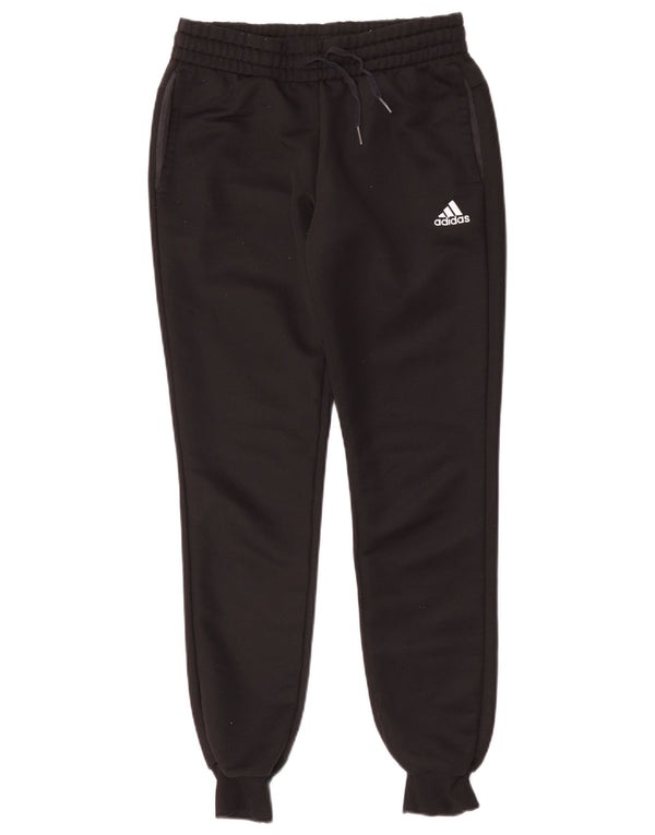 Adidas Womens Tracksuit Trousers Joggers UK 4/6 XS Black Polyester