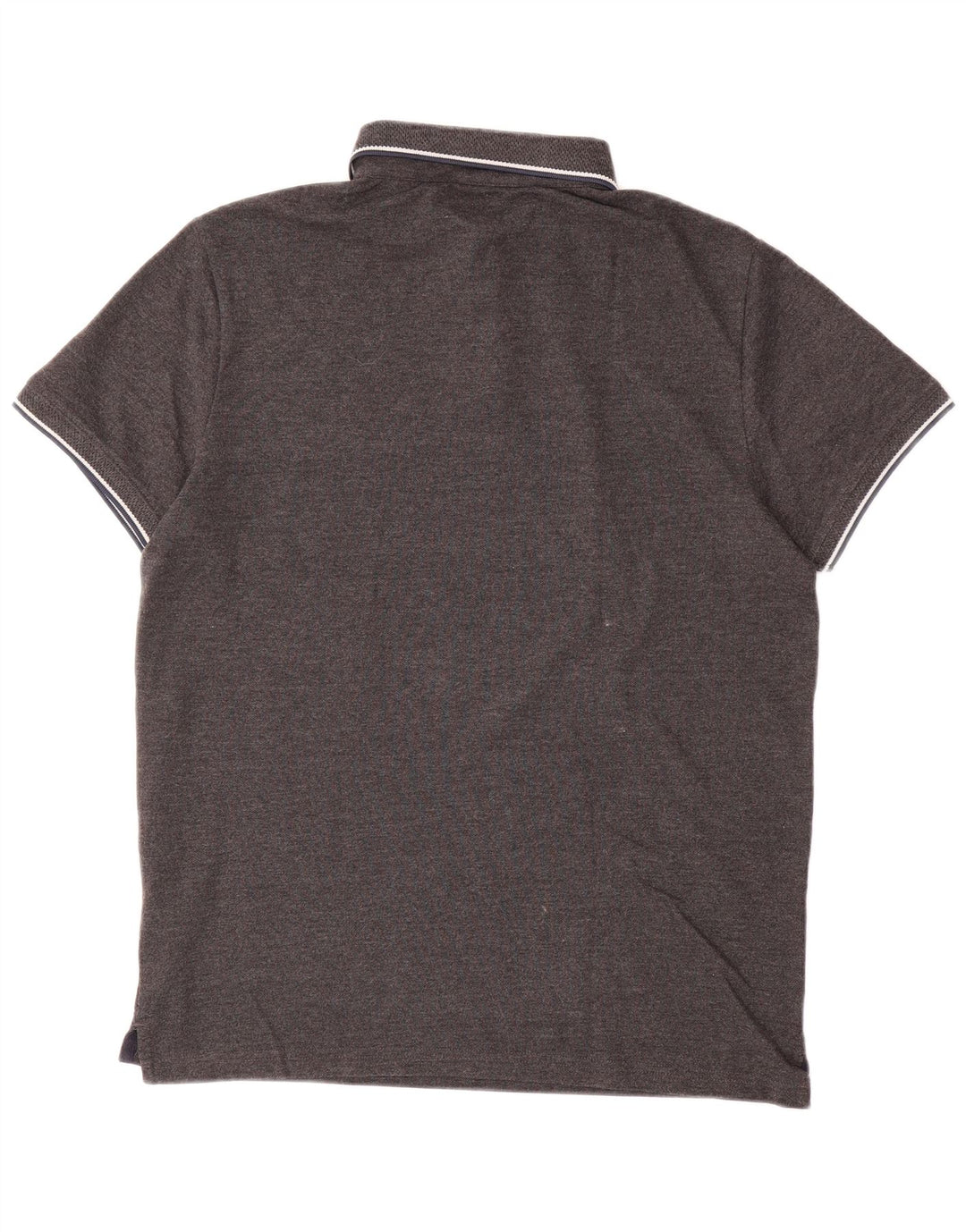 JACK WILLS Mens Polo Shirt Large Grey Cotton