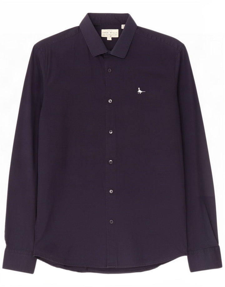 Jack Wills Chemise Homme Petit Bleu Marine Coton