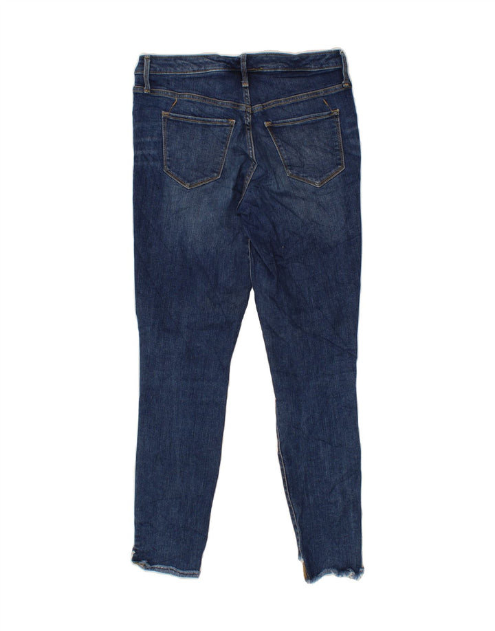 MOSSIMO Womens Distressed Mid Rise Skinny Jeans US 6 Medium W30 L28  Blue Vintage Mossimo and Second-Hand Mossimo from Messina Hembry 