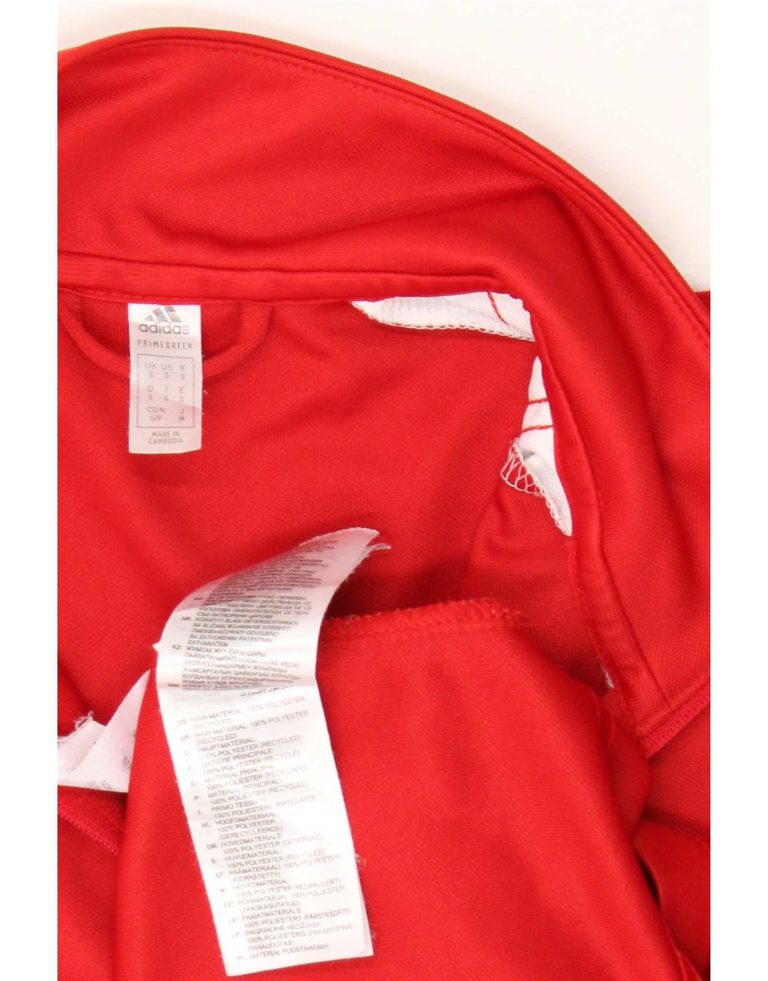 Adidas Herre Adler Grafisk Pullover Træningsdragt Top Lille Rød Colourblock