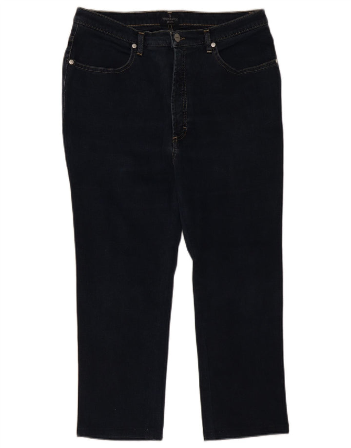 TRUSSARDI Womens Capri Jeans W30 L22  Navy Blue
