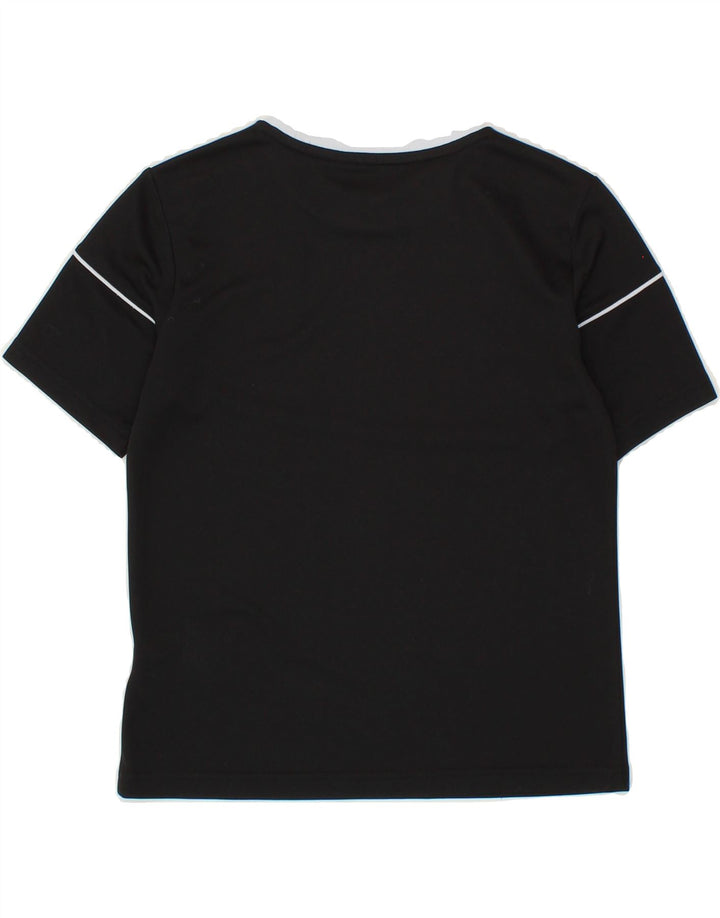 ADIDAS Boys Aeroready T-Shirt Top 9-10 Years Black Polyester Vintage Adidas and Second-Hand Adidas from Messina Hembry 
