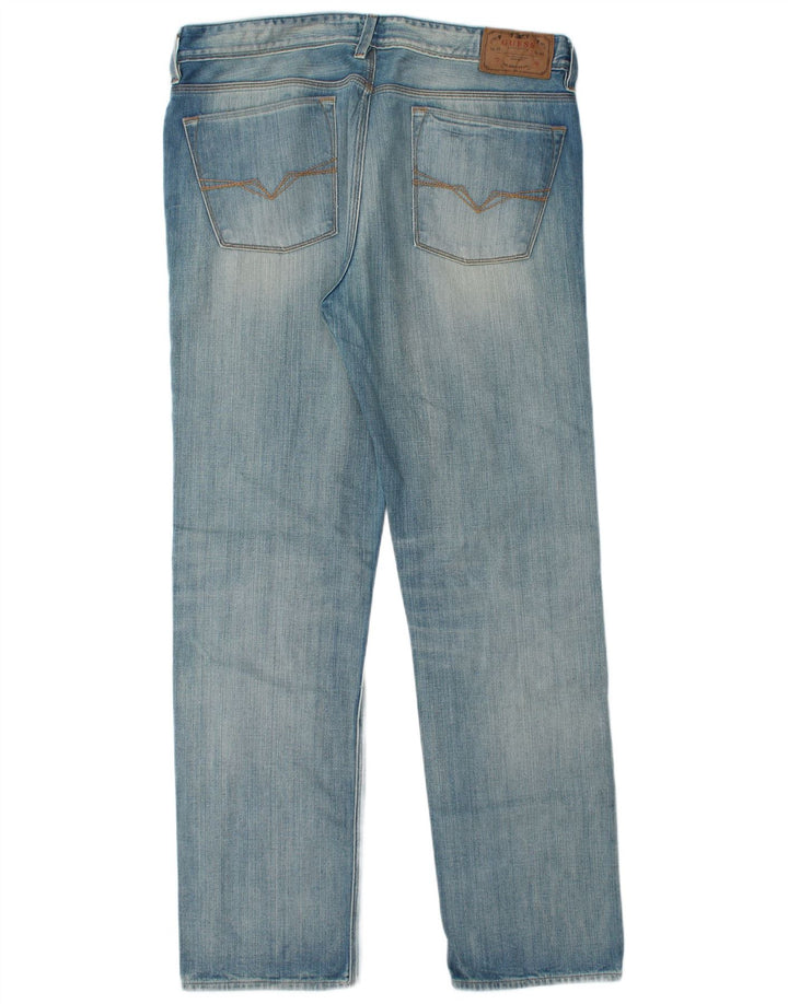 Guess Straight Jeans til mænd W36 L34 blå bomuld