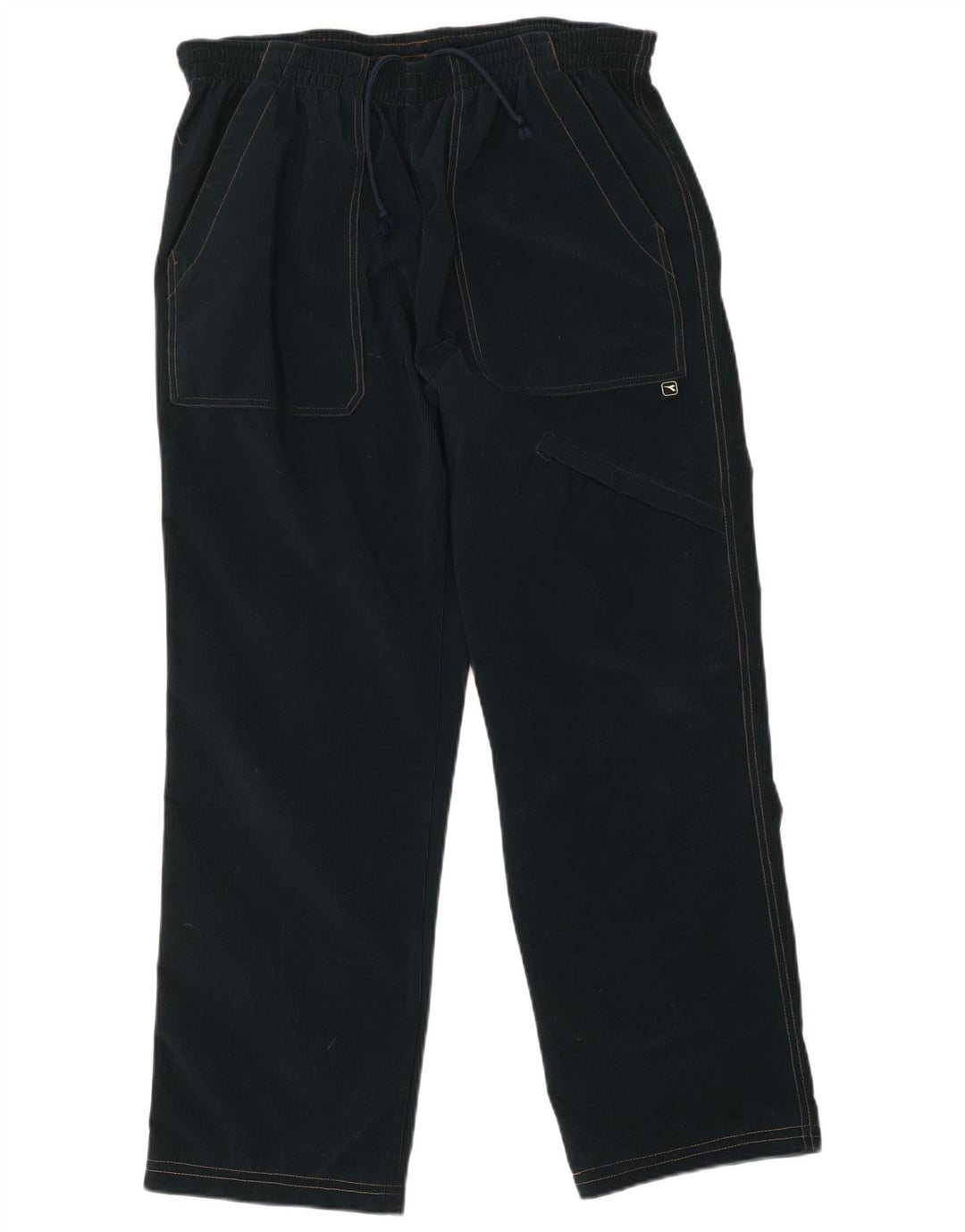 Calça de treino masculina Diadora Cargo grande poliéster verde