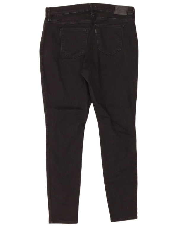 Levi's Herren 311 Shaping Skinny Jeans US 16 2XL W34 L29 Schwarze Baumwolle