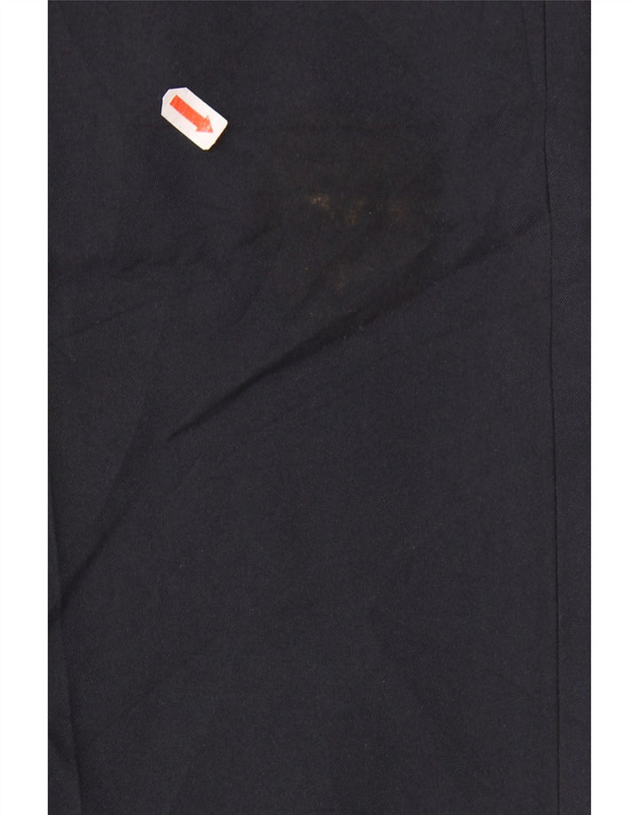 IZOD Mens Straight Chino Trousers W38 L32  Navy Blue Polyester