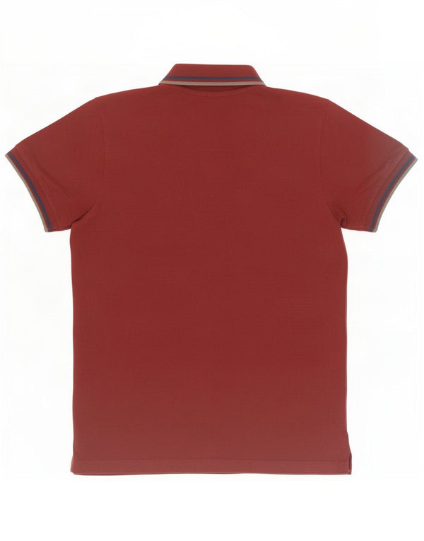 Jack & Jones Mens Polo Shirt Large Burgundy