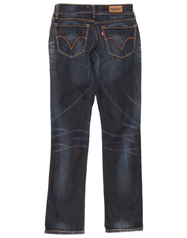 Levi's Damen 470 Straight Jeans W30 L33 Marineblau