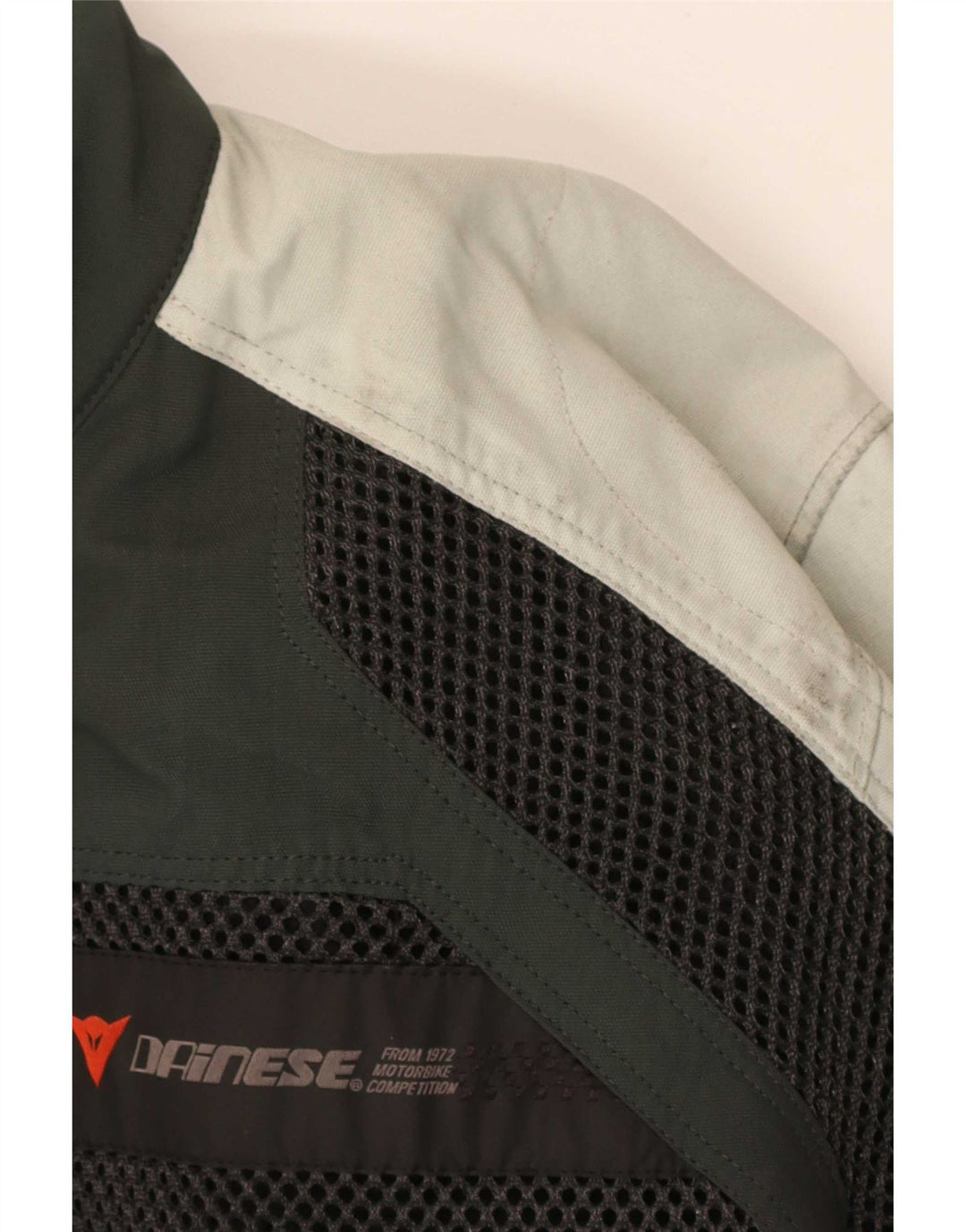 Dainese Womens Graphic Racer Jacke EU 52 Mittelgraues Colourblock-Nylon