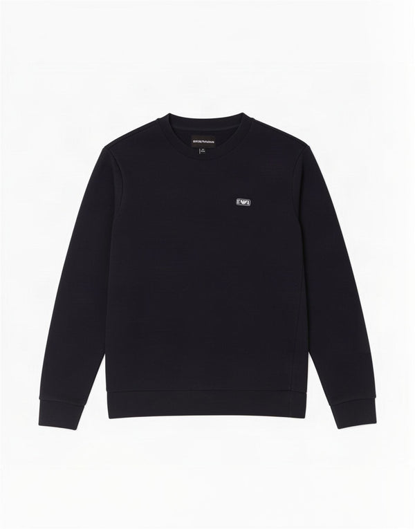 Emporio Armani Boys Sweatshirt Jumper 11-12 Years Navy Blue Cotton