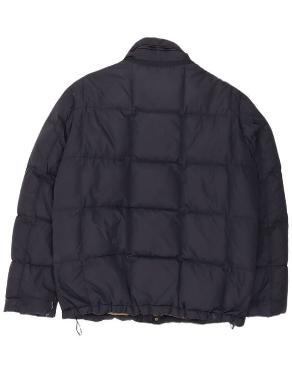 Geox Herre hættepolstret jakke UK 48 4XL Navy Blue
