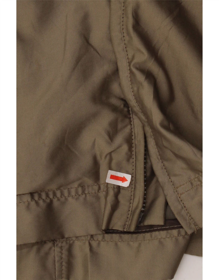 PEUTEREY Womens Bomber Jacket UK 20 2XL Green Polyester