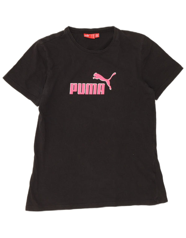 Top Puma Meninas Graphic 15-16 Anos Preto