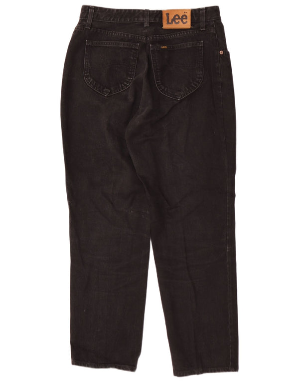 Lee Mens Tapered Jeans W36 L31 Black Cotton