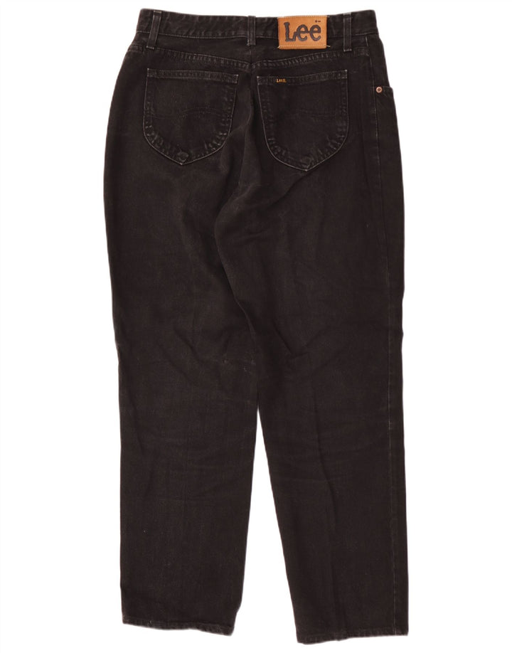 Lee Mens Tapered Jeans W36 L31 Black Cotton